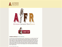 Tablet Screenshot of aifr.alverno.edu